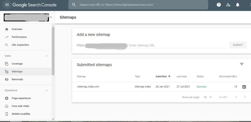 Add Your XML Sitemap In Google Search Console